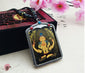 Black gold thangka shakyamuni pendant natal Buddha pendant