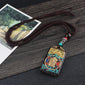 Ethnic Style Hand-Made Thangka Ebony Pendant