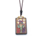 Tibetan Thangka Vintage Necklace Blackwood