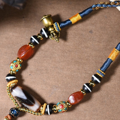Tibetan Ethnic Style Hand-woven Lanyard Necklace